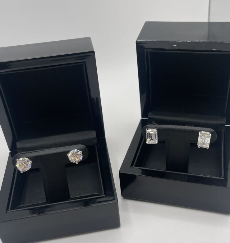 product diamond stud earrings